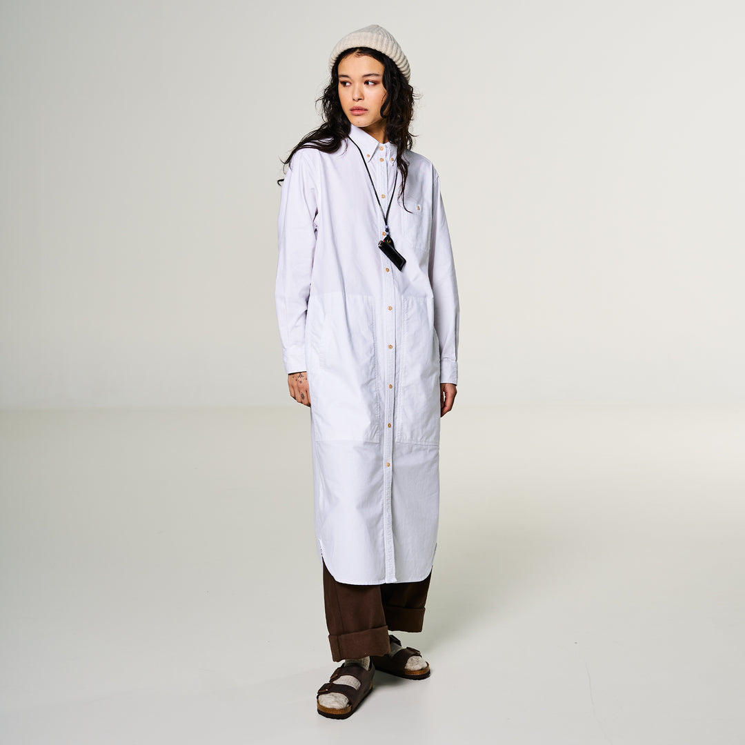 G.o.D Painter Dress Oxford White