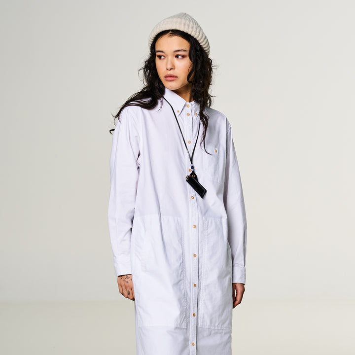 G.o.D Painter Dress Oxford White