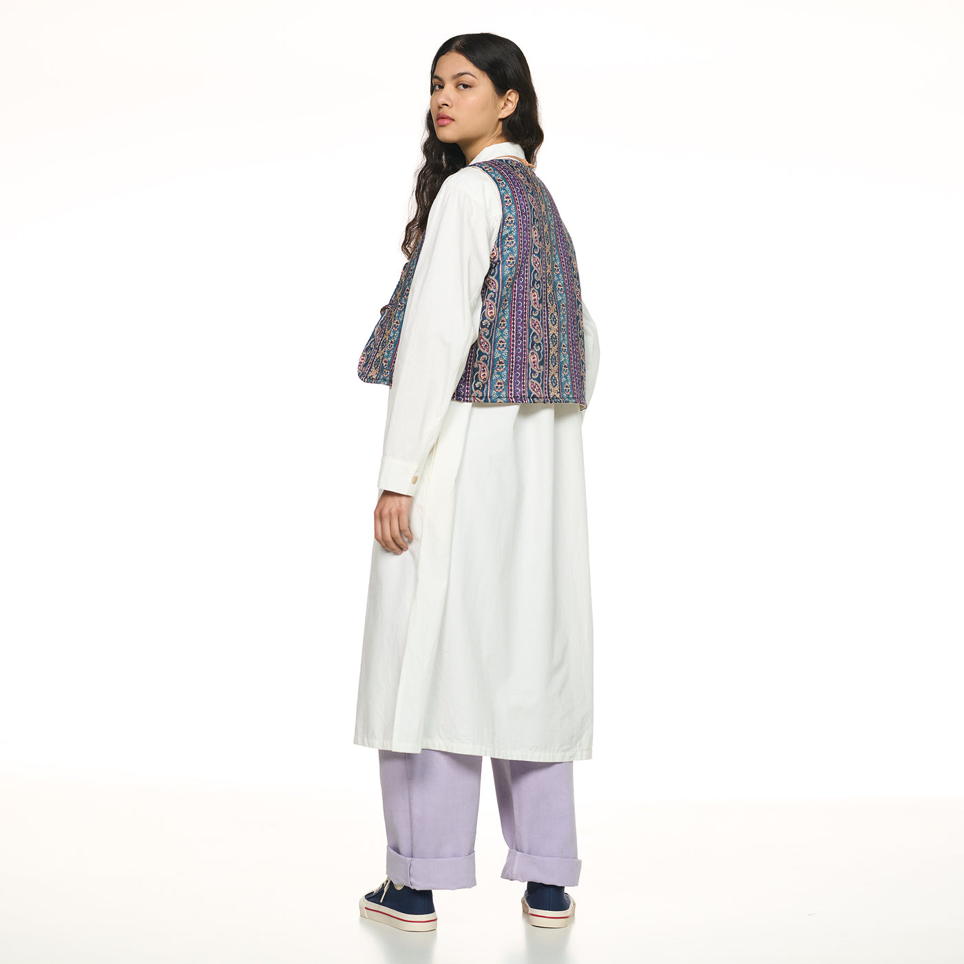 G.o.D Chemise Dress Milky White Light Cotton Drill
