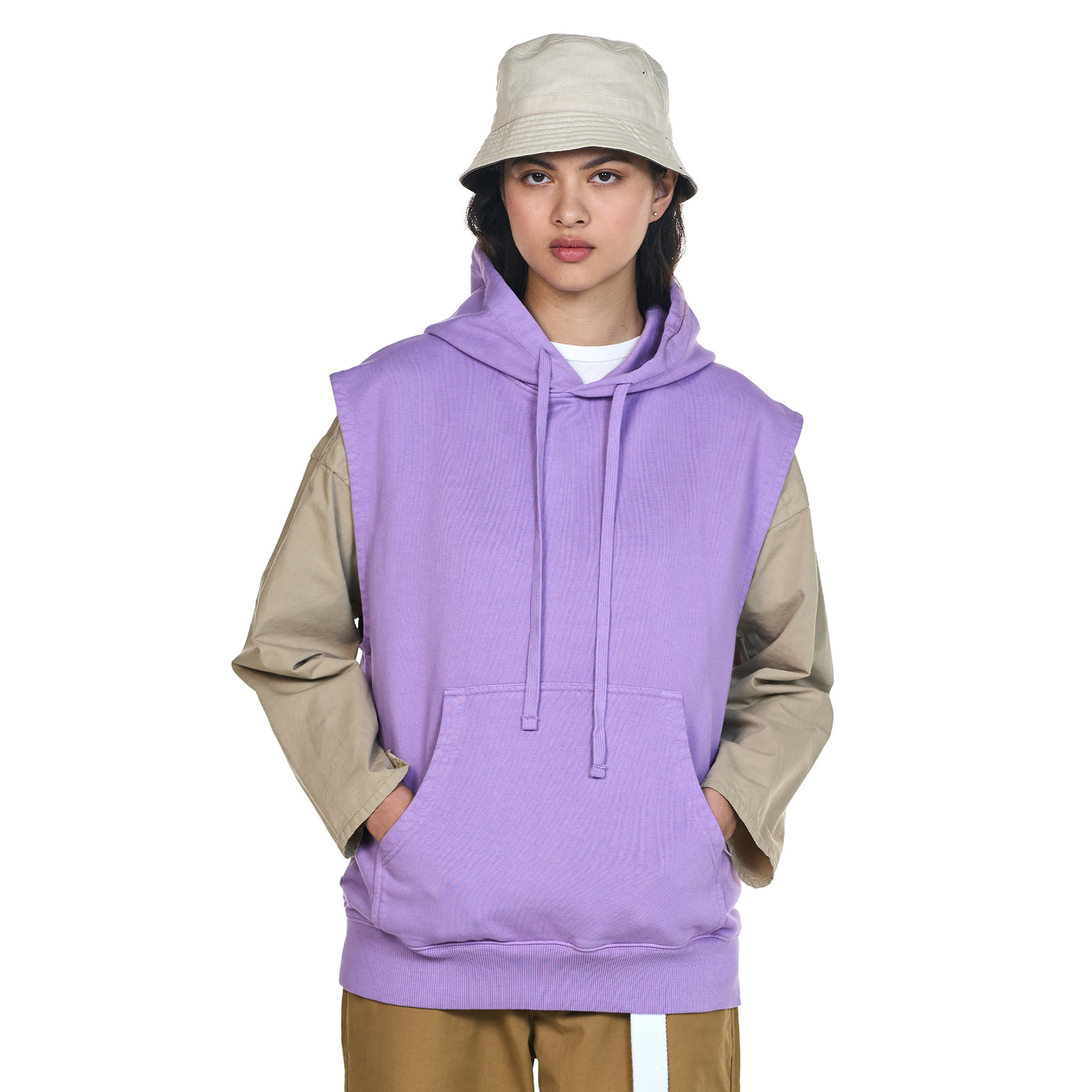 G.o.D Nurse Smock Light Cotton Drill Stone