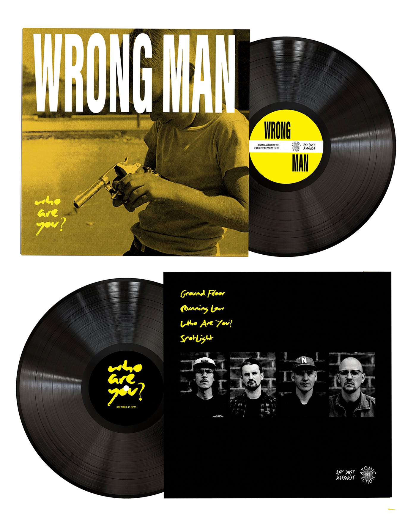 LP - Wrong Man: Who Are You? 12"