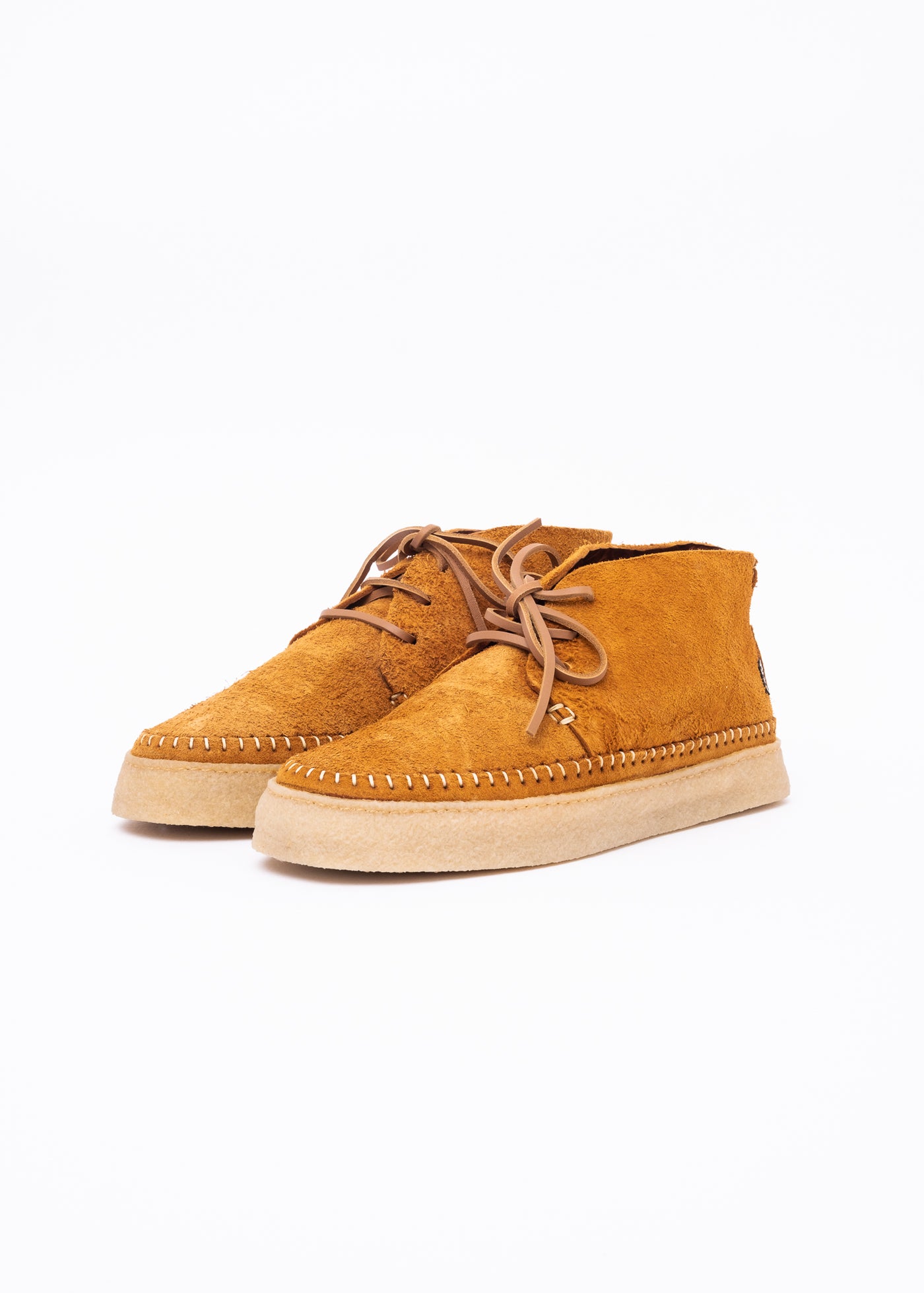 Yogi Hitch Reverse Tumbled Leather Chukka with Crepe Out Sole / Chestnut Brown