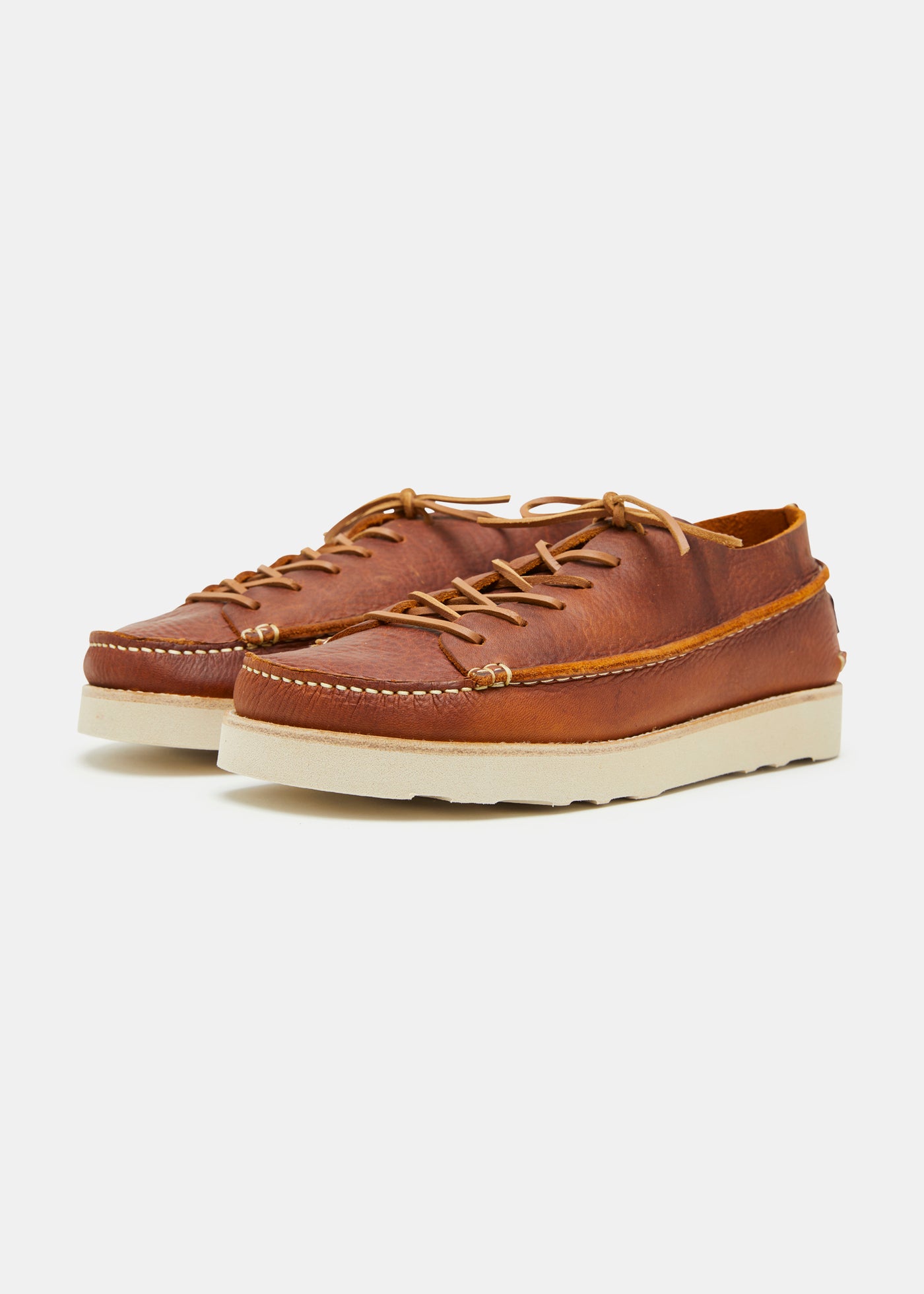 Yogi Finn Leather Lace Up shoe on EVA Outsole / Burnt Orange