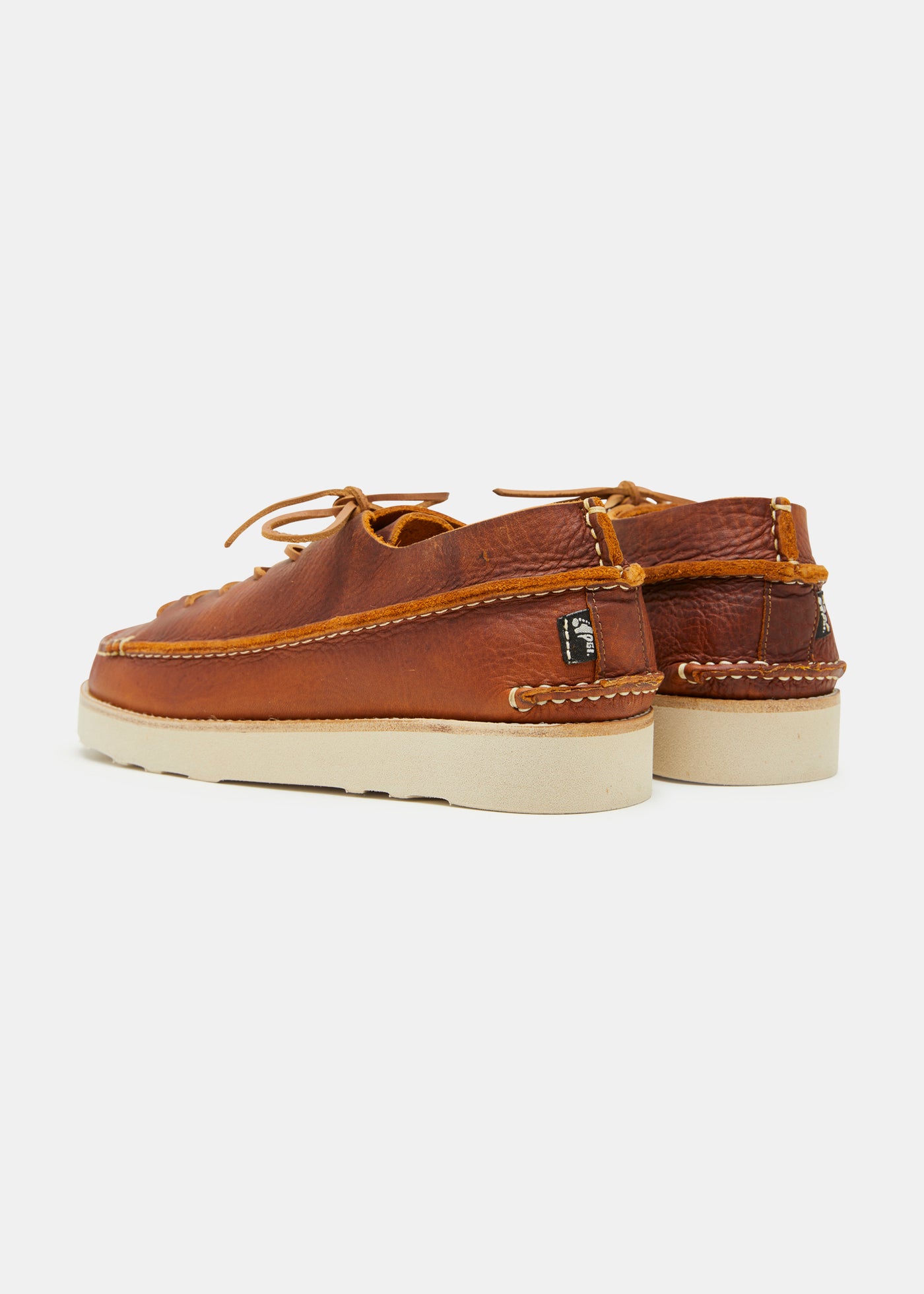 Yogi Finn Leather Lace Up shoe on EVA Outsole / Burnt Orange