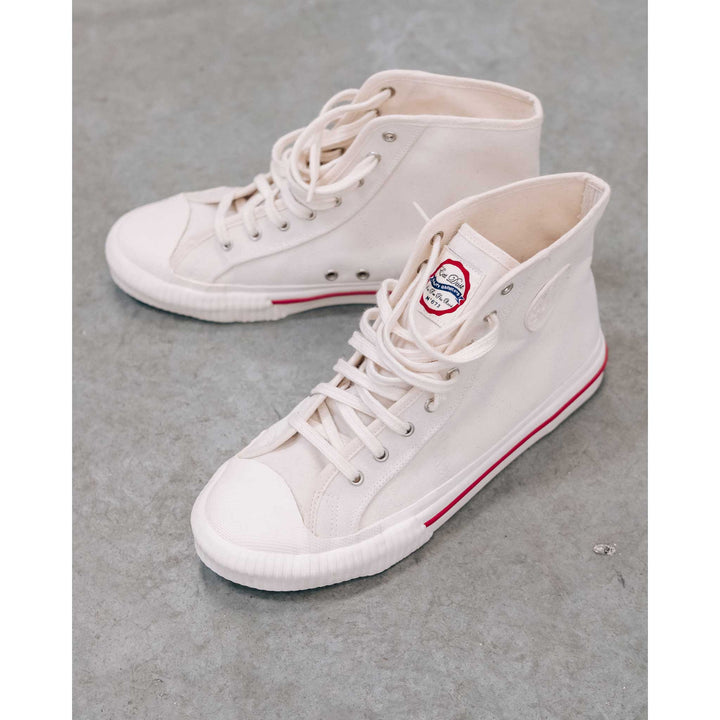 バスケット ハイ キャンバス エクルー キャンバス