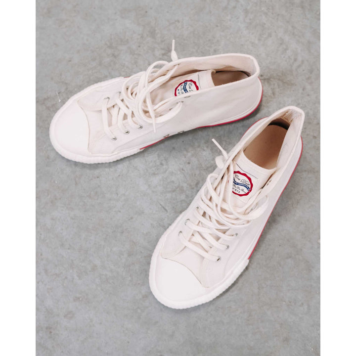 バスケット ハイ キャンバス エクルー キャンバス