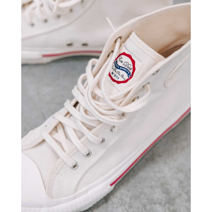 バスケット ハイ キャンバス エクルー キャンバス