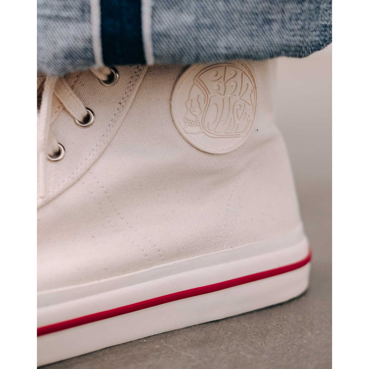 バスケット ハイ キャンバス エクルー キャンバス