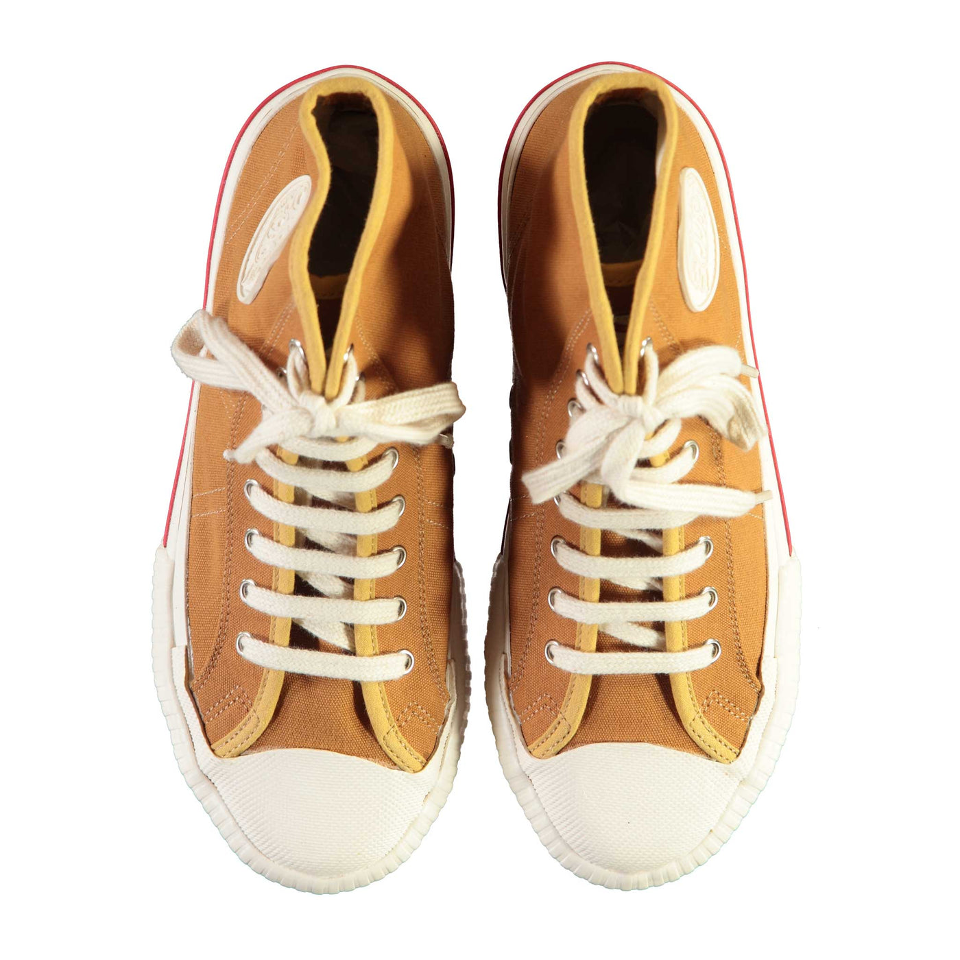 Canvas Sneakers High Mustard