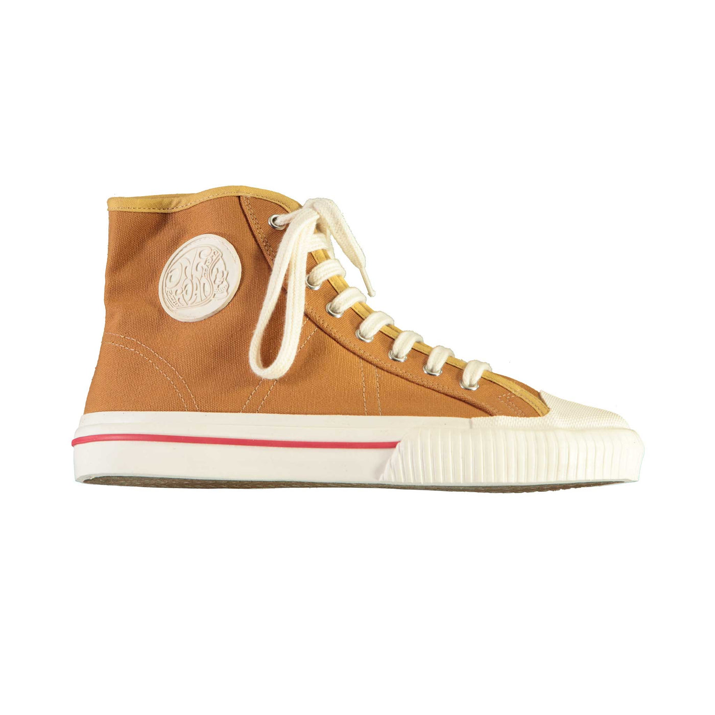 Canvas Sneakers High Mustard