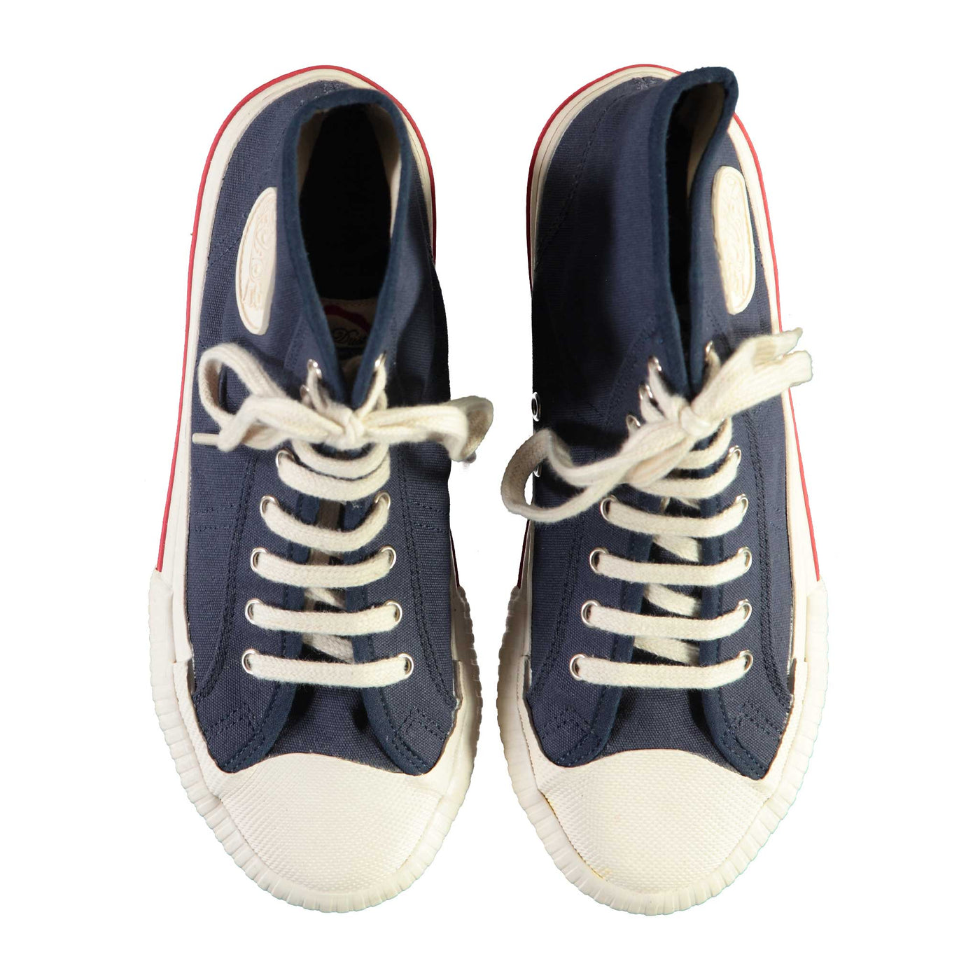 Canvas Sneakers High Navy