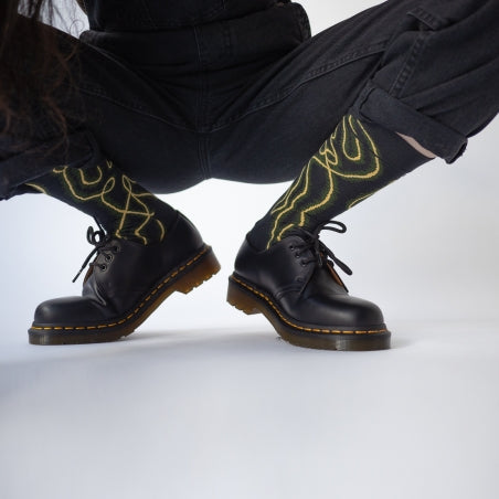 BM - Danseur Faux Noir Socks