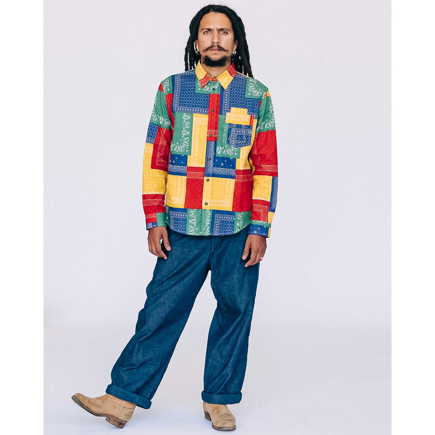 Combat Shirt Bandana Rainbow Multi