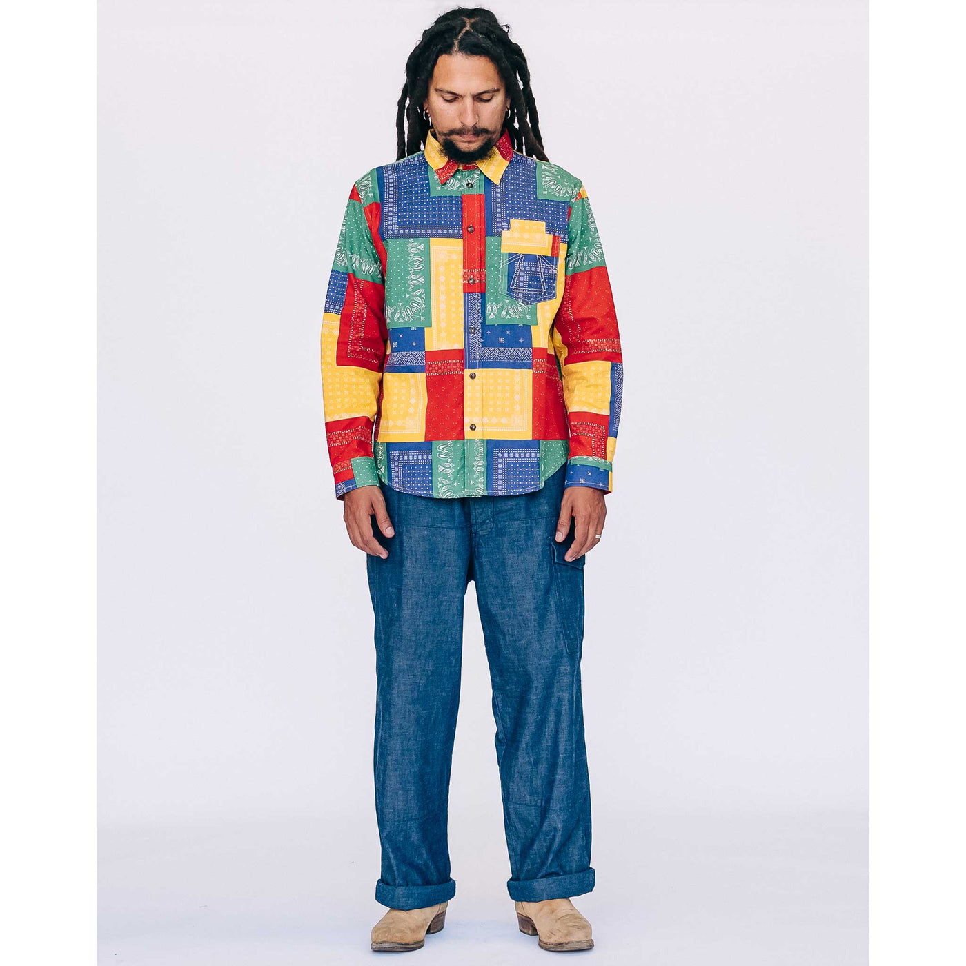 Combat Shirt Bandana Rainbow Multi