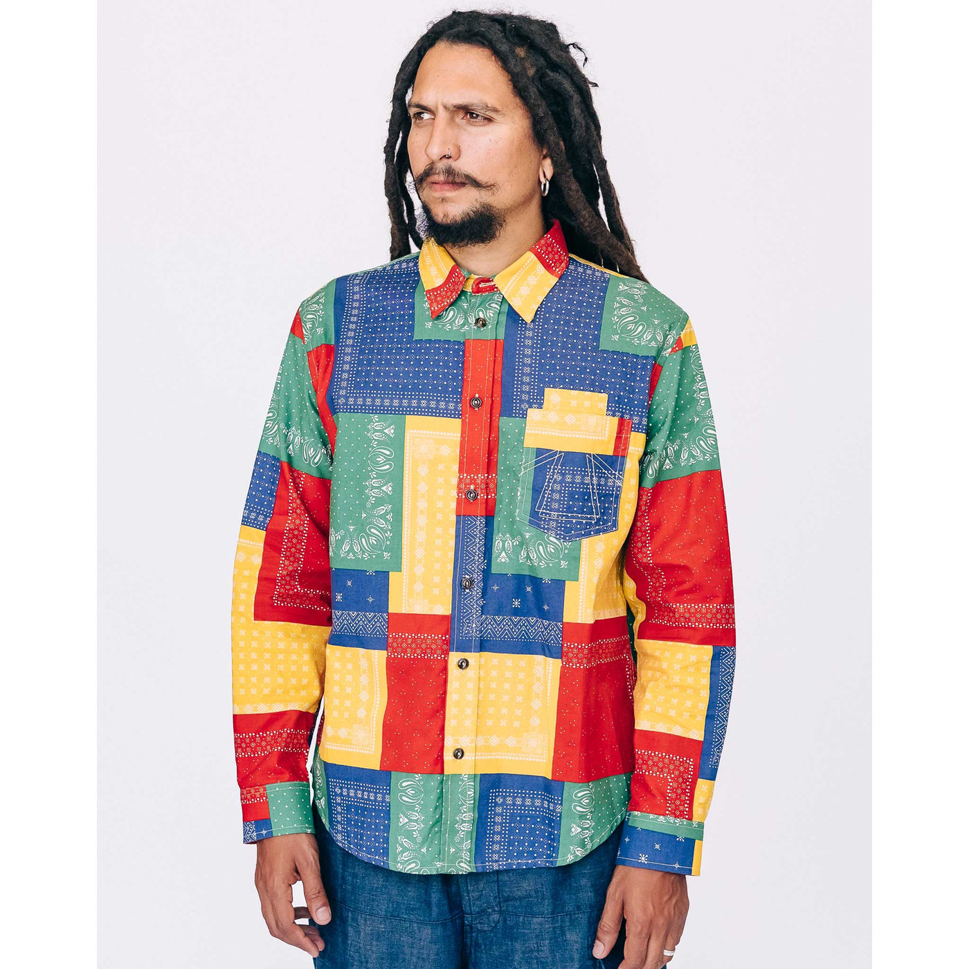 Combat Shirt Bandana Rainbow Multi