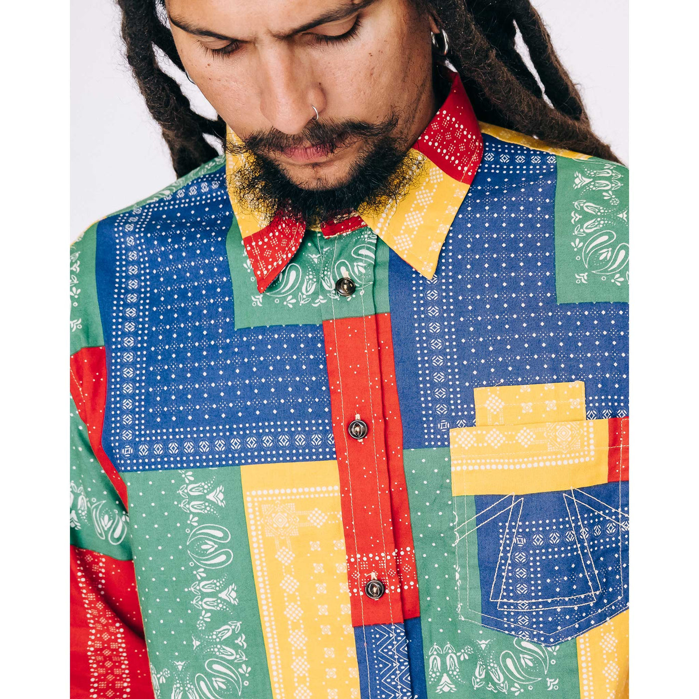 Combat Shirt Bandana Rainbow Multi