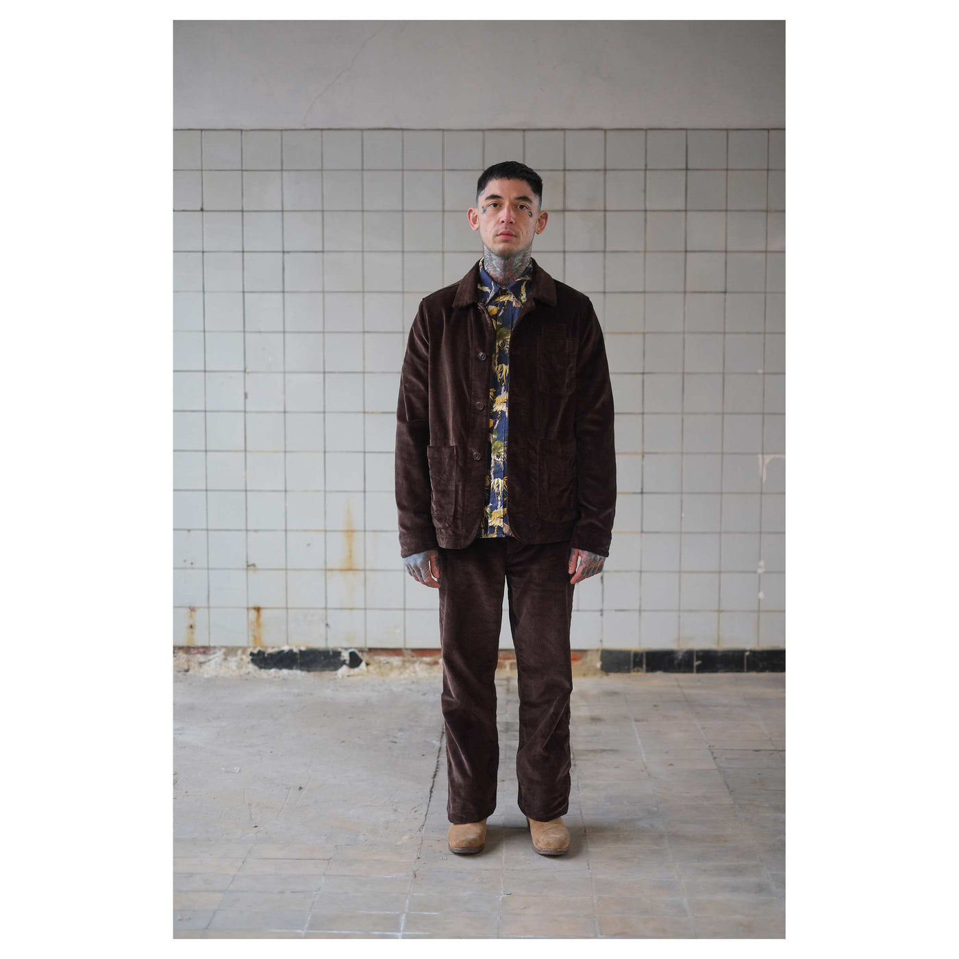 Combat Blazer 8 Wales Heavy Cords Brown