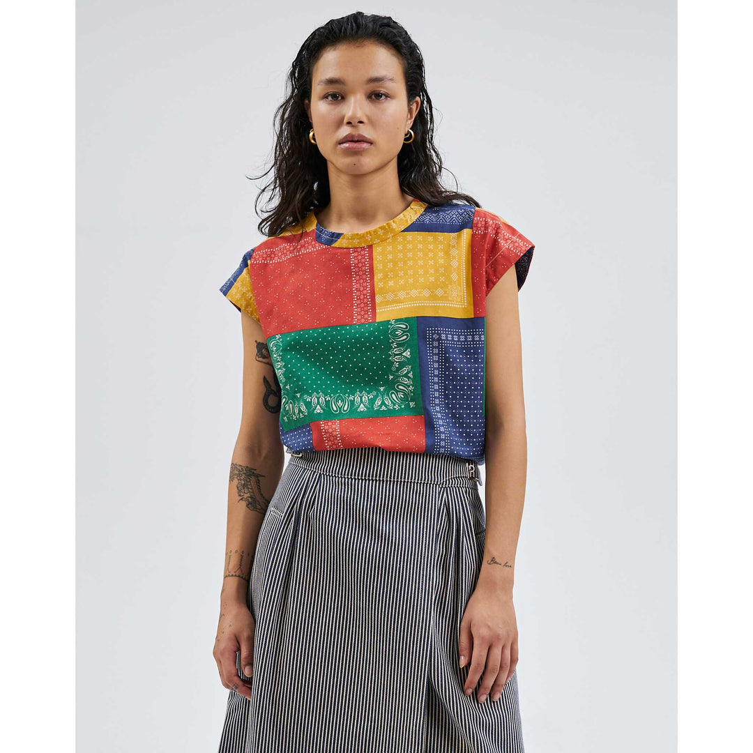 G.o.D Gardener Top Rainbow Bandana Multi