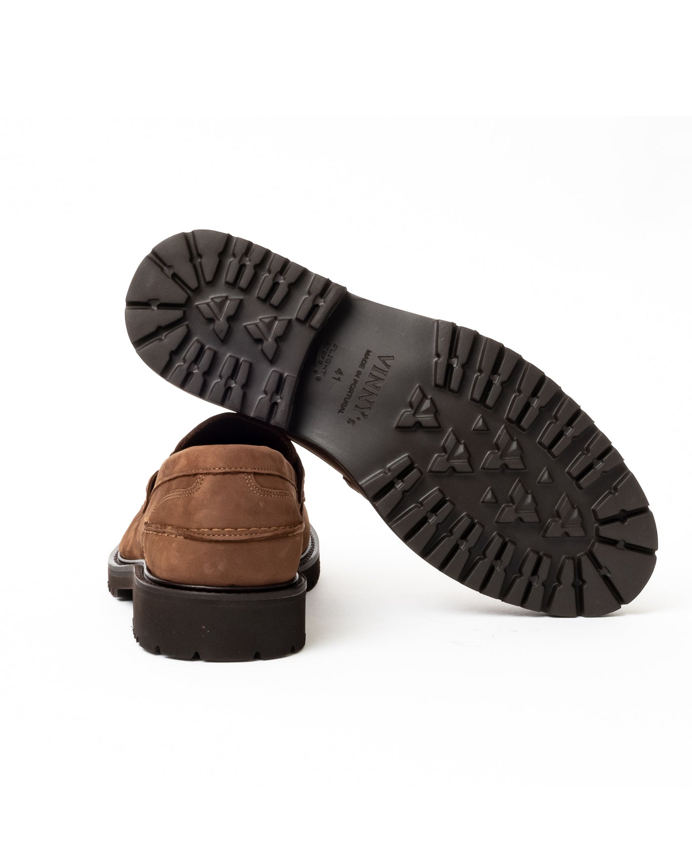 Vinny's Le Club Snaffle Bit Loafer Brown Nubuck