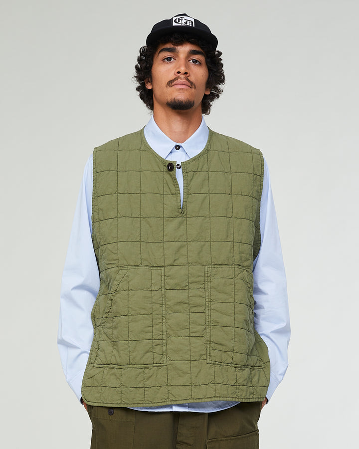 Armor Vest Cotton Quilt Lizard