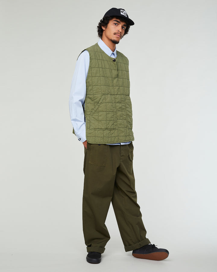 Armor Vest Cotton Quilt Lizard