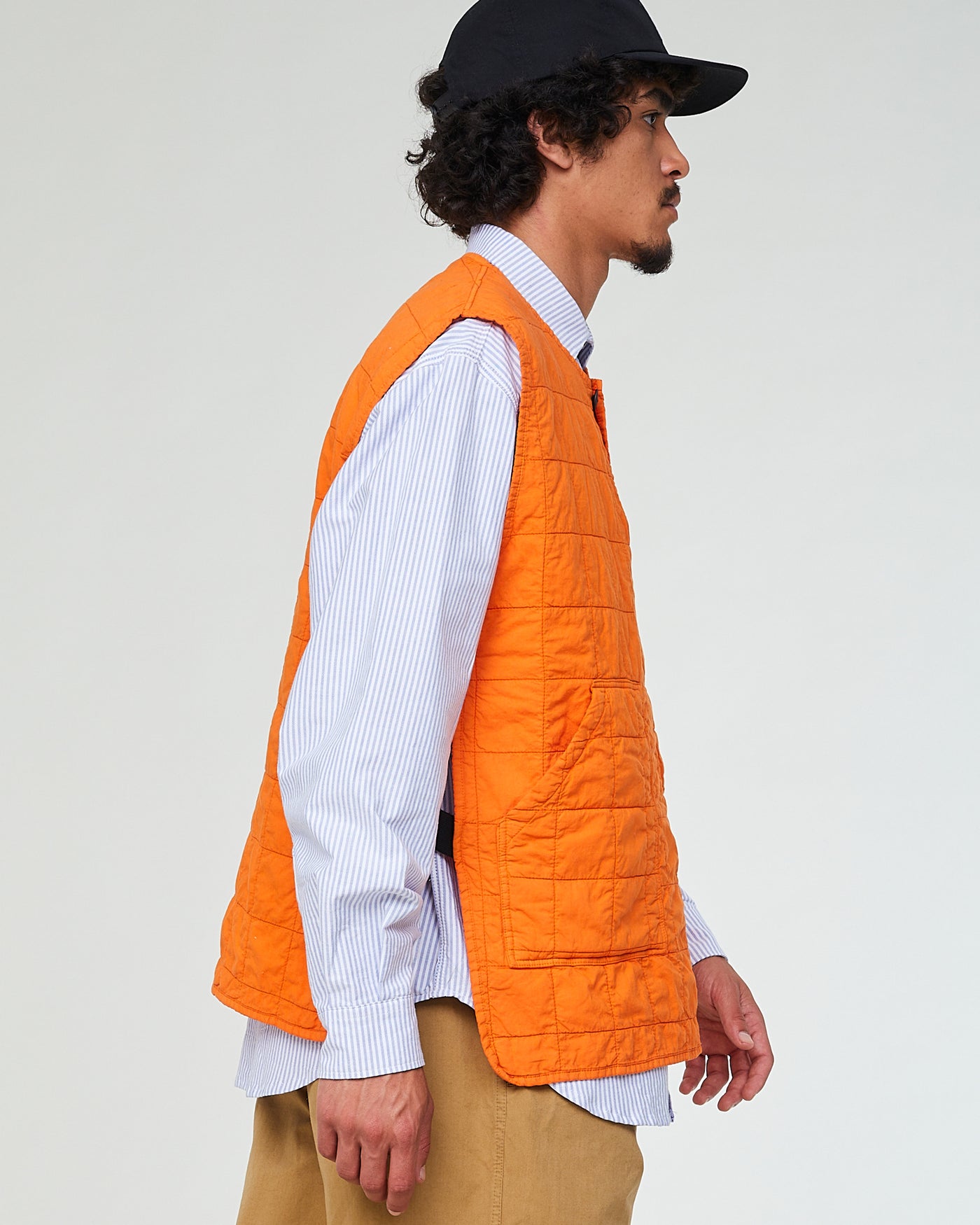 Armor Vest Cotton Quilt Tangerine