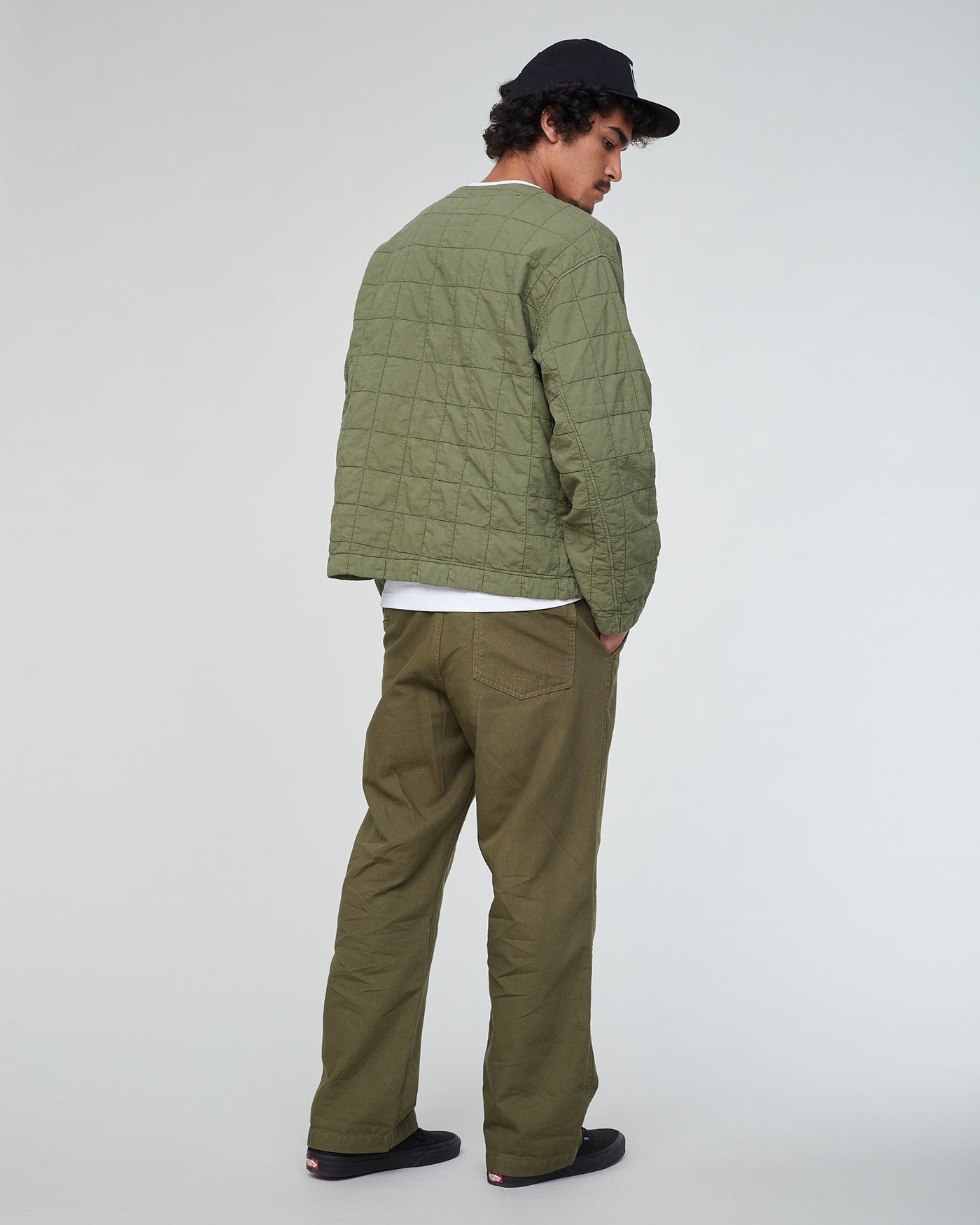 Baseball Cardigan Cotton Quilt Lizard
