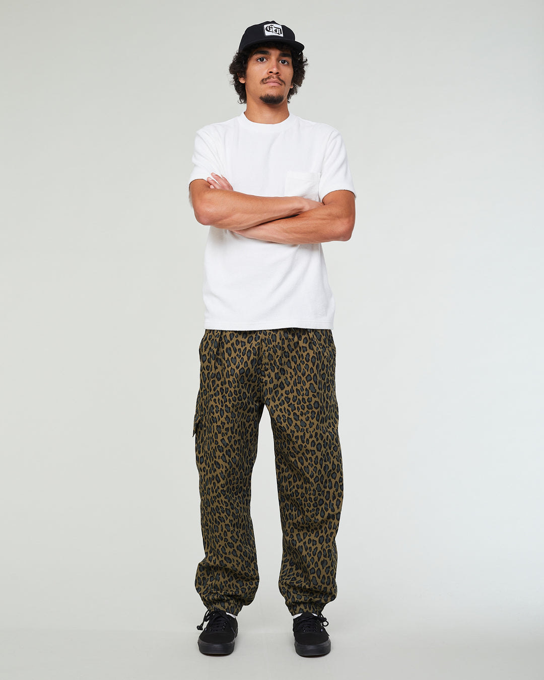 Desert Pants Cheetah Cotton Khaki