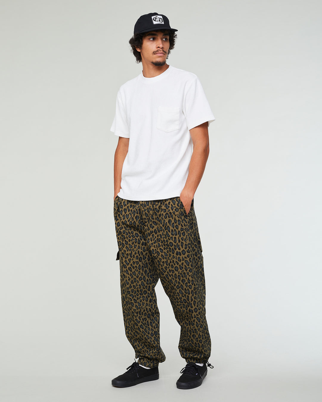 Desert Pants Cheetah Cotton Khaki