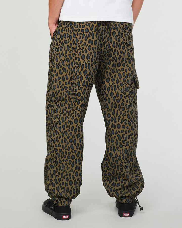 Desert Pants Cheetah Cotton Khaki