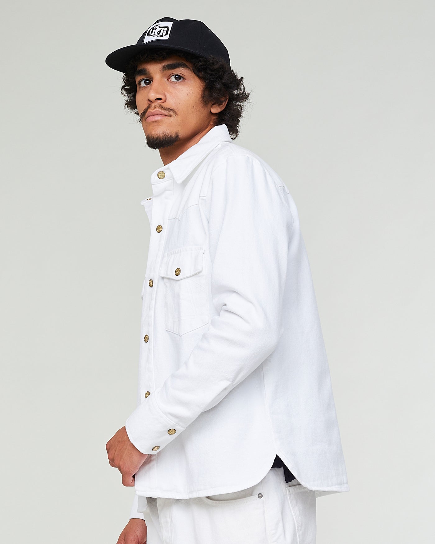 Montana Shirt White Denim