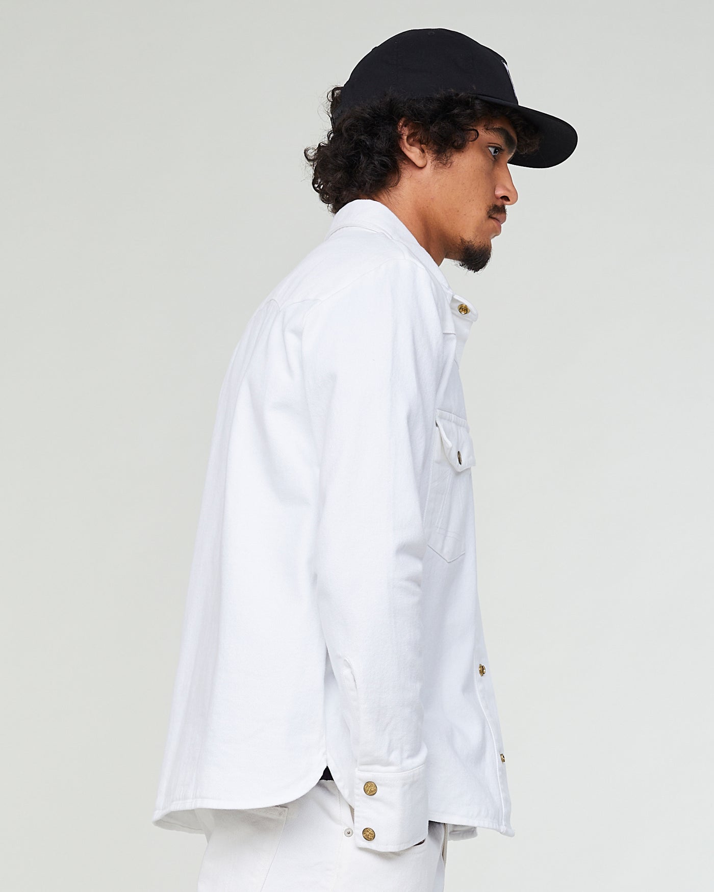 Montana Shirt White Denim