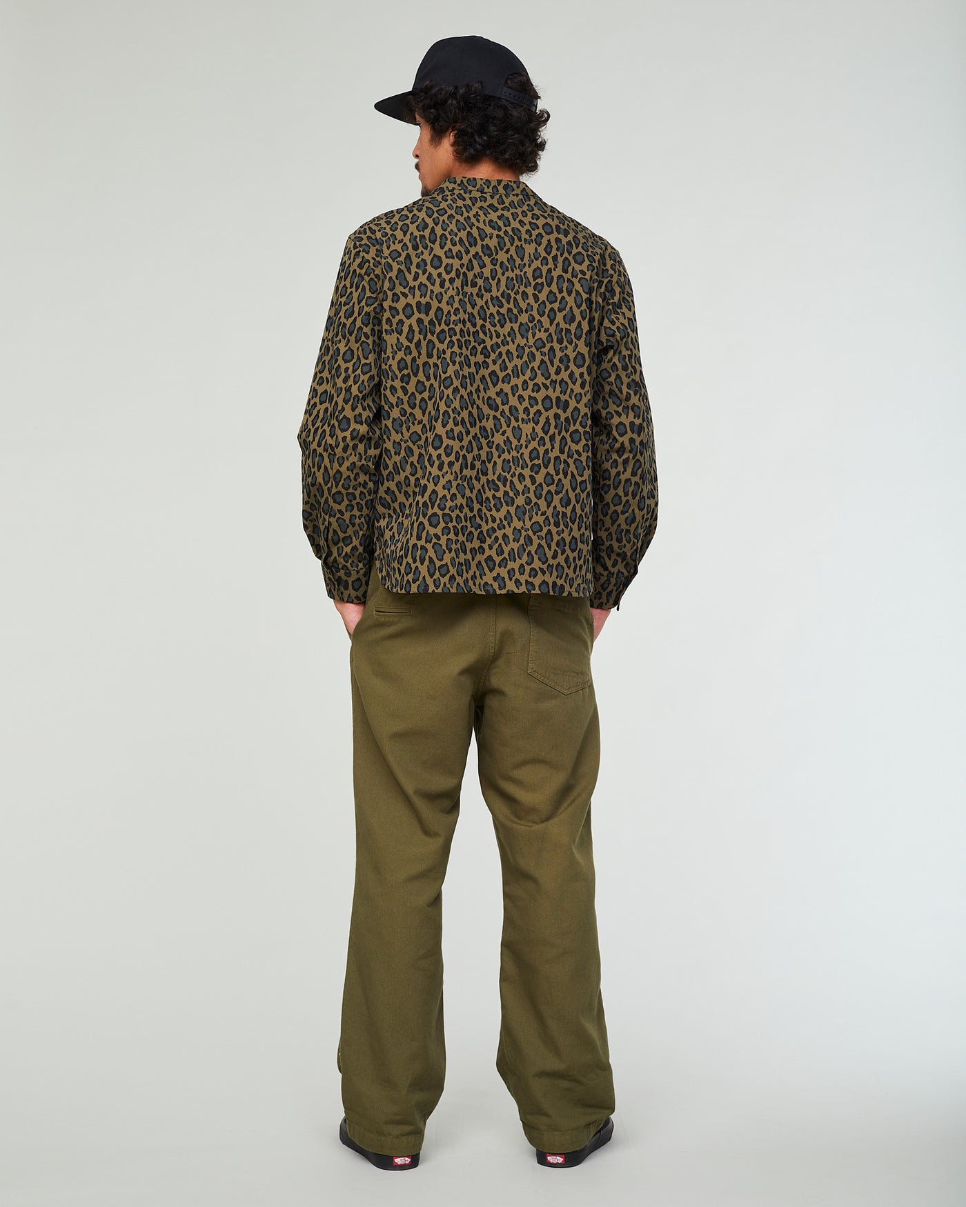 Kabul Shirt Cheetah Cotton Khaki