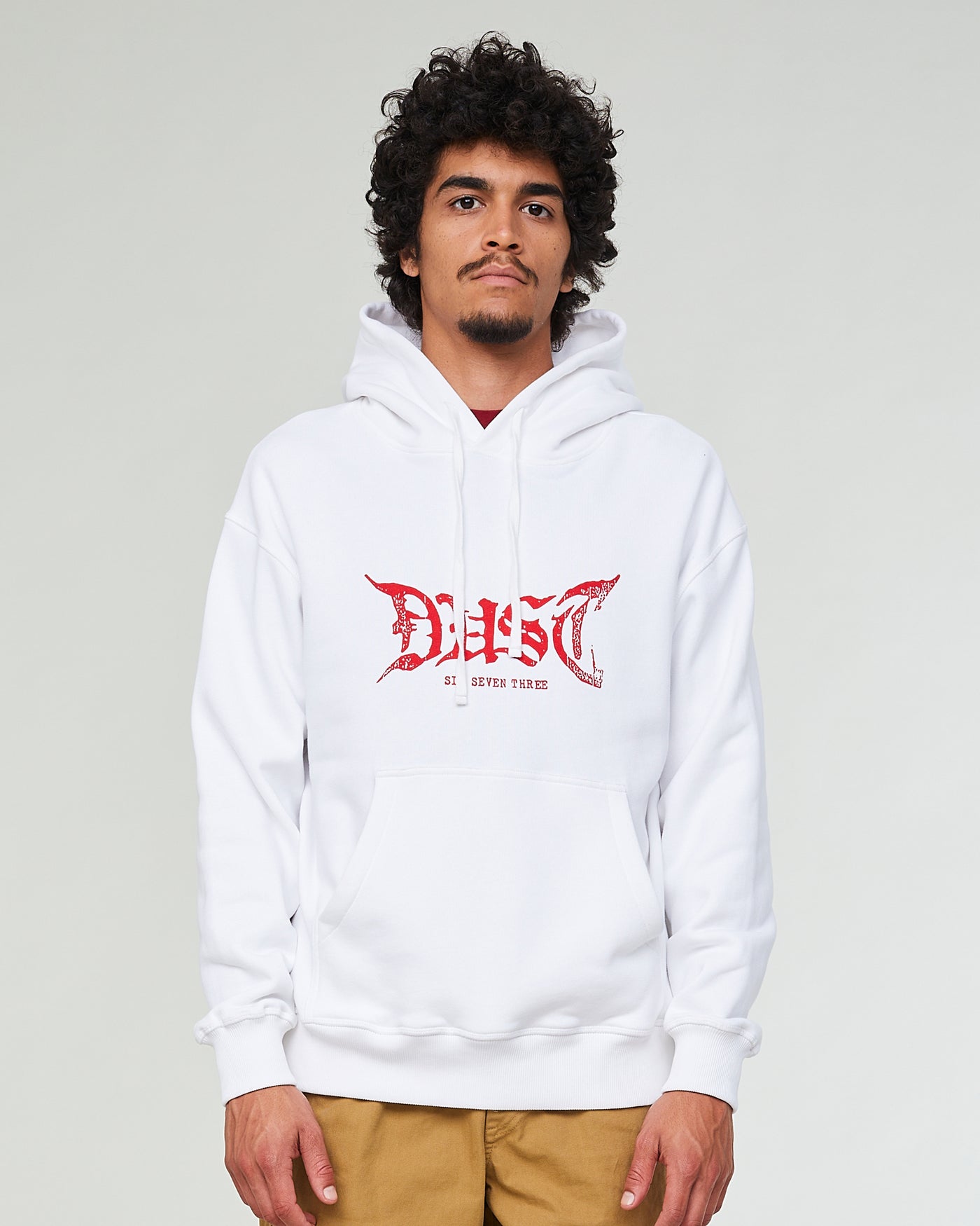Scotty Hoodie Dust Basic Fleece White