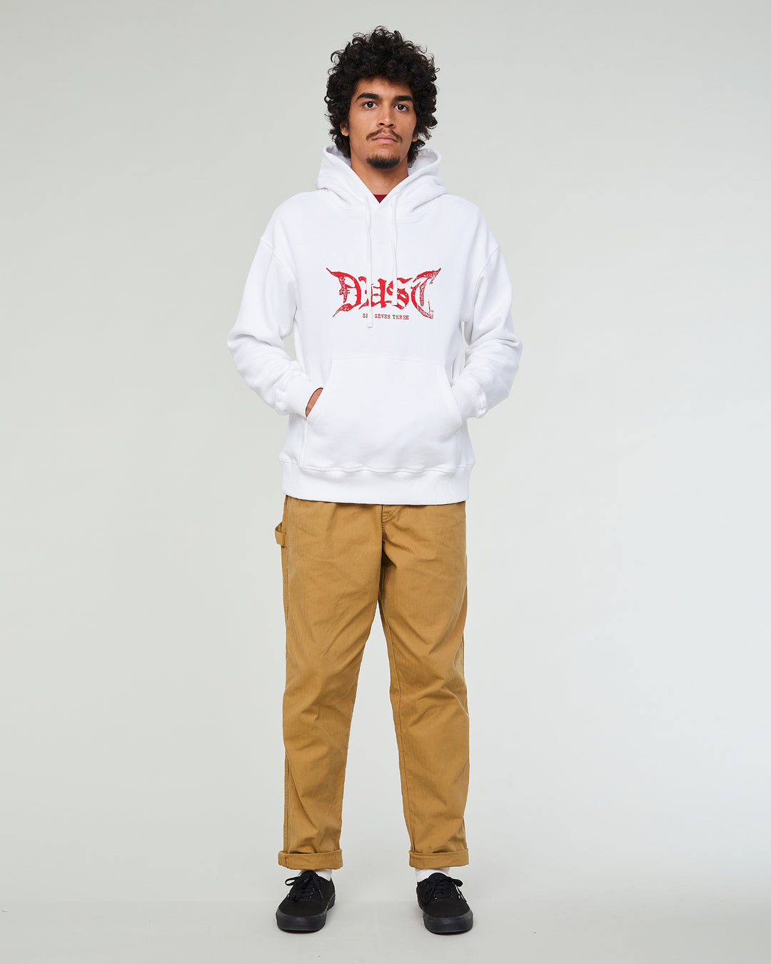 Scotty Hoodie Dust Basic Fleece White