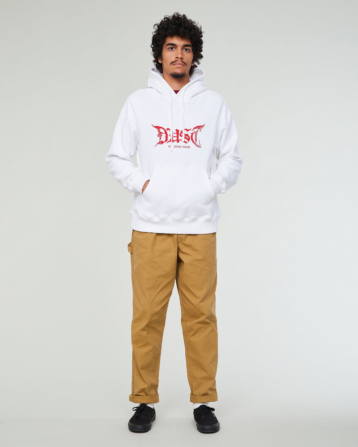 Scotty Hoodie Dust Basic Fleece White