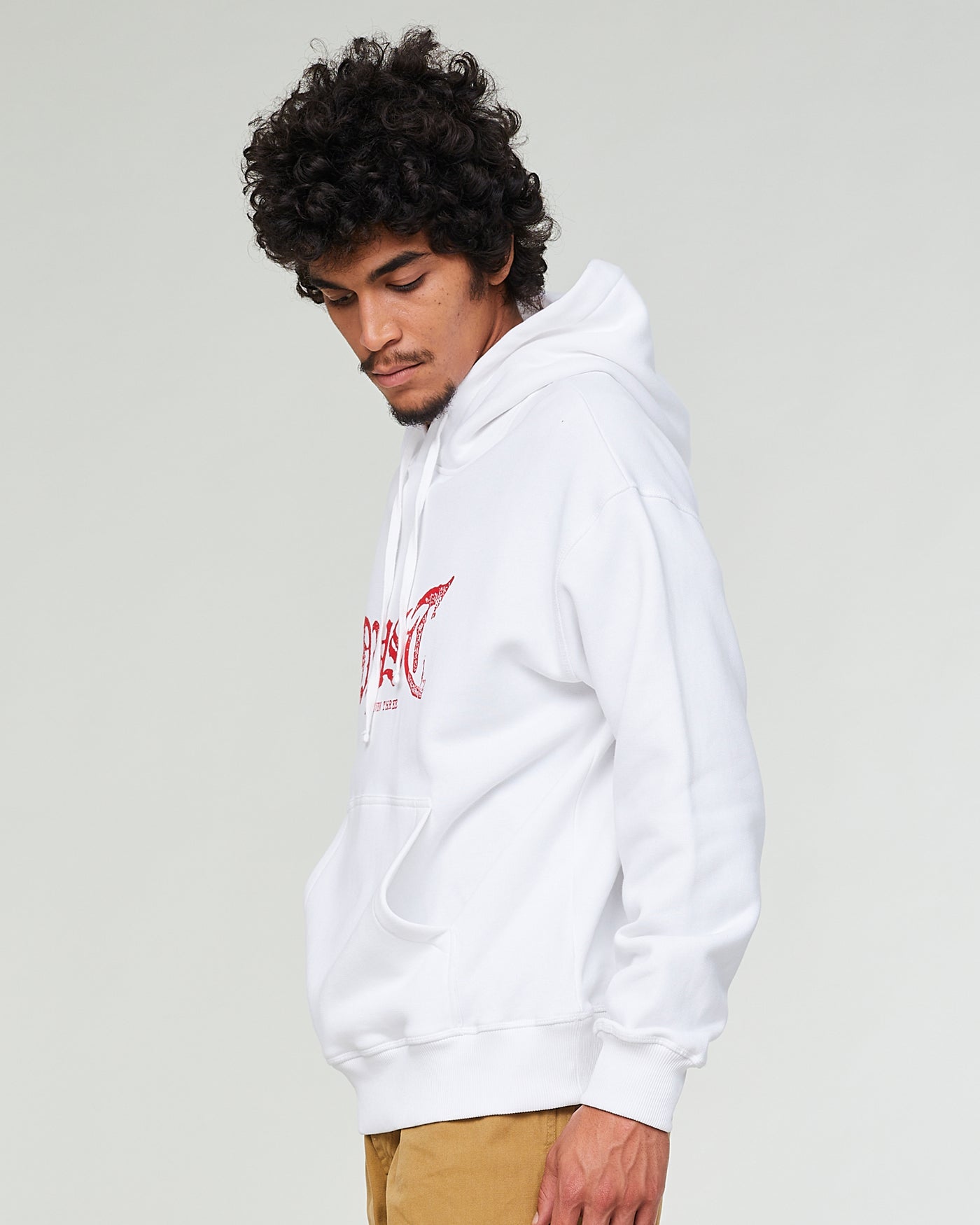 Scotty Hoodie Dust Basic Fleece White