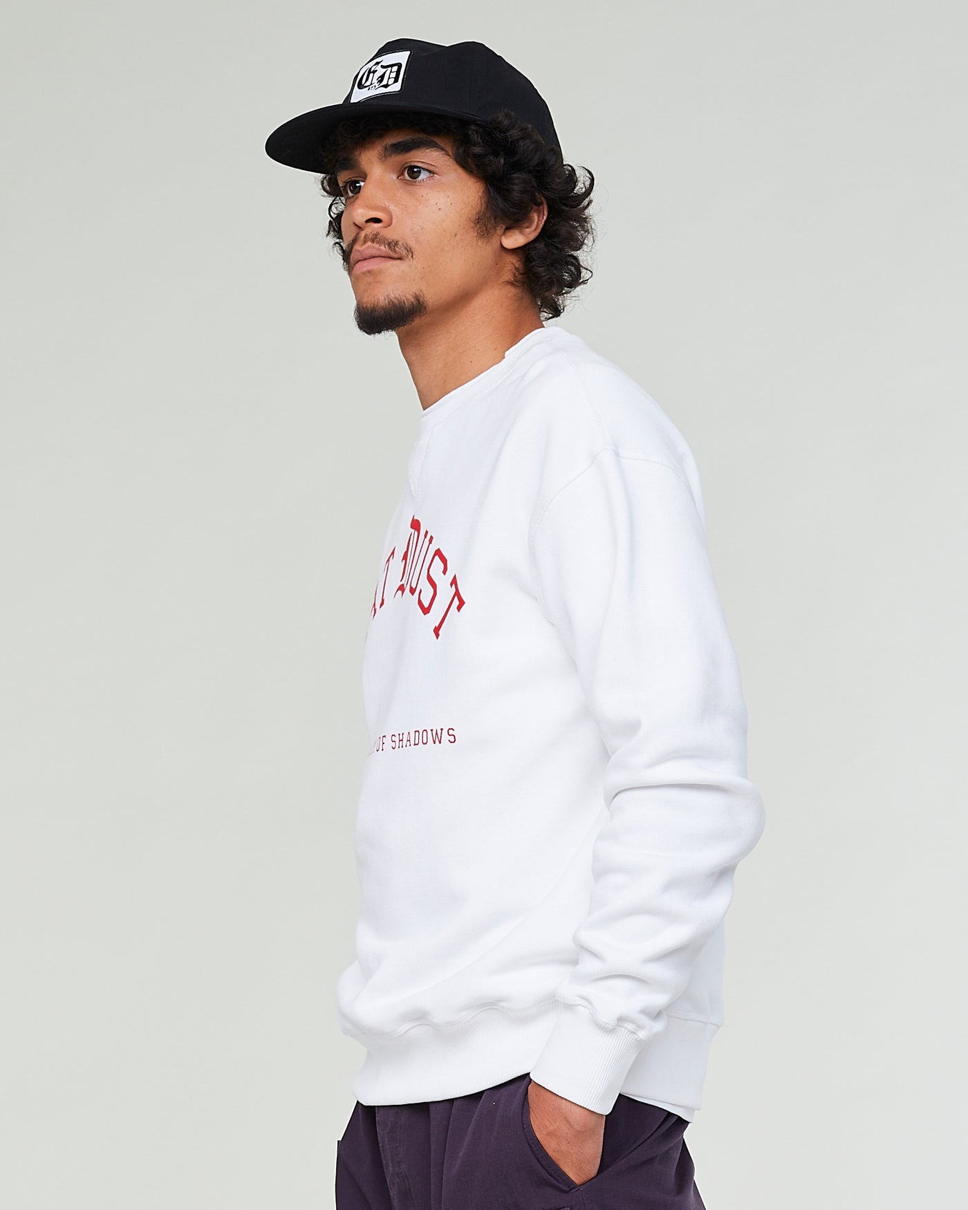 Max Sweater Realm Basic Fleece White