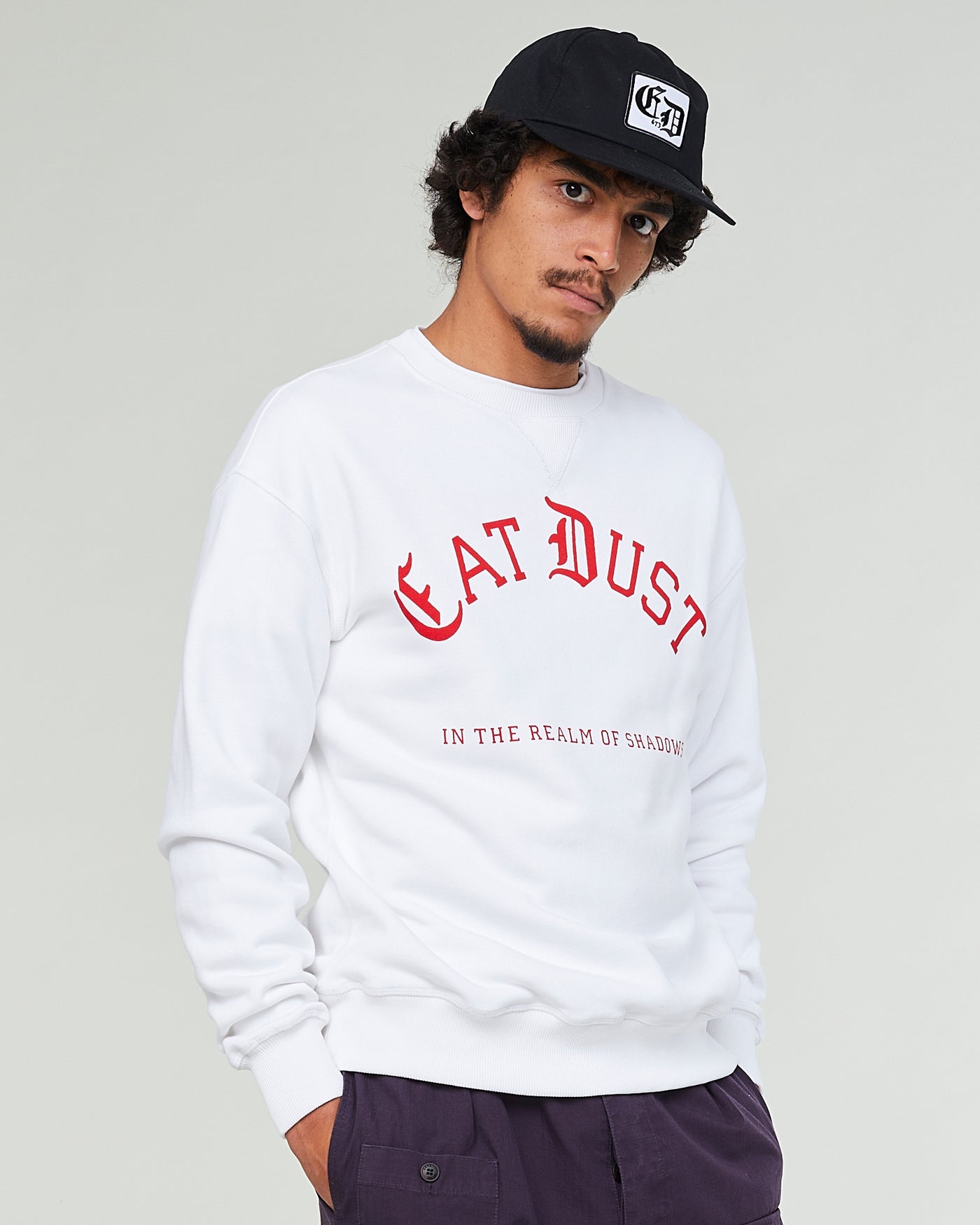 Max Sweater Realm Basic Fleece White