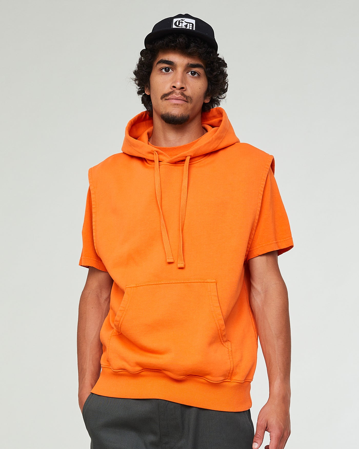Rocky Sweater Cotton Fleece Tangerine
