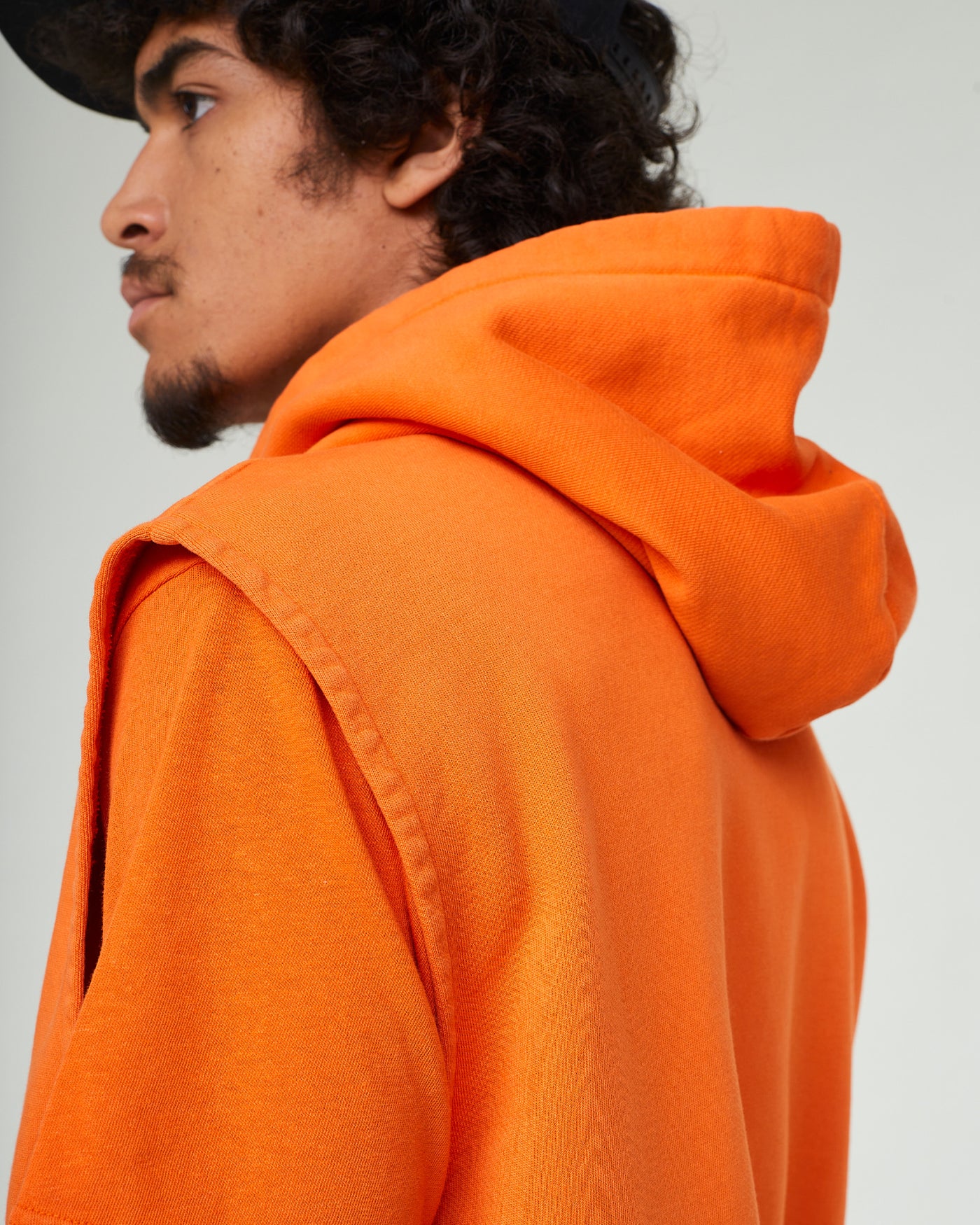 Rocky Sweater Cotton Fleece Tangerine