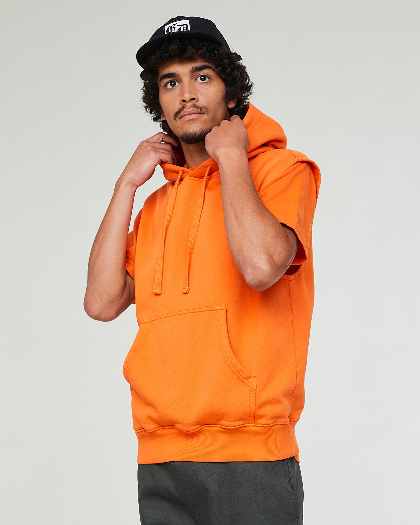 Rocky Sweater Cotton Fleece Tangerine