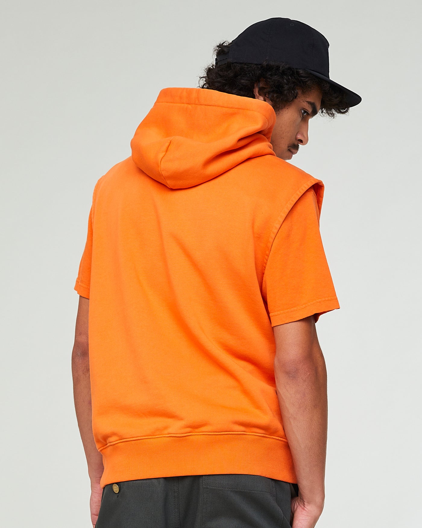 Rocky Sweater Cotton Fleece Tangerine