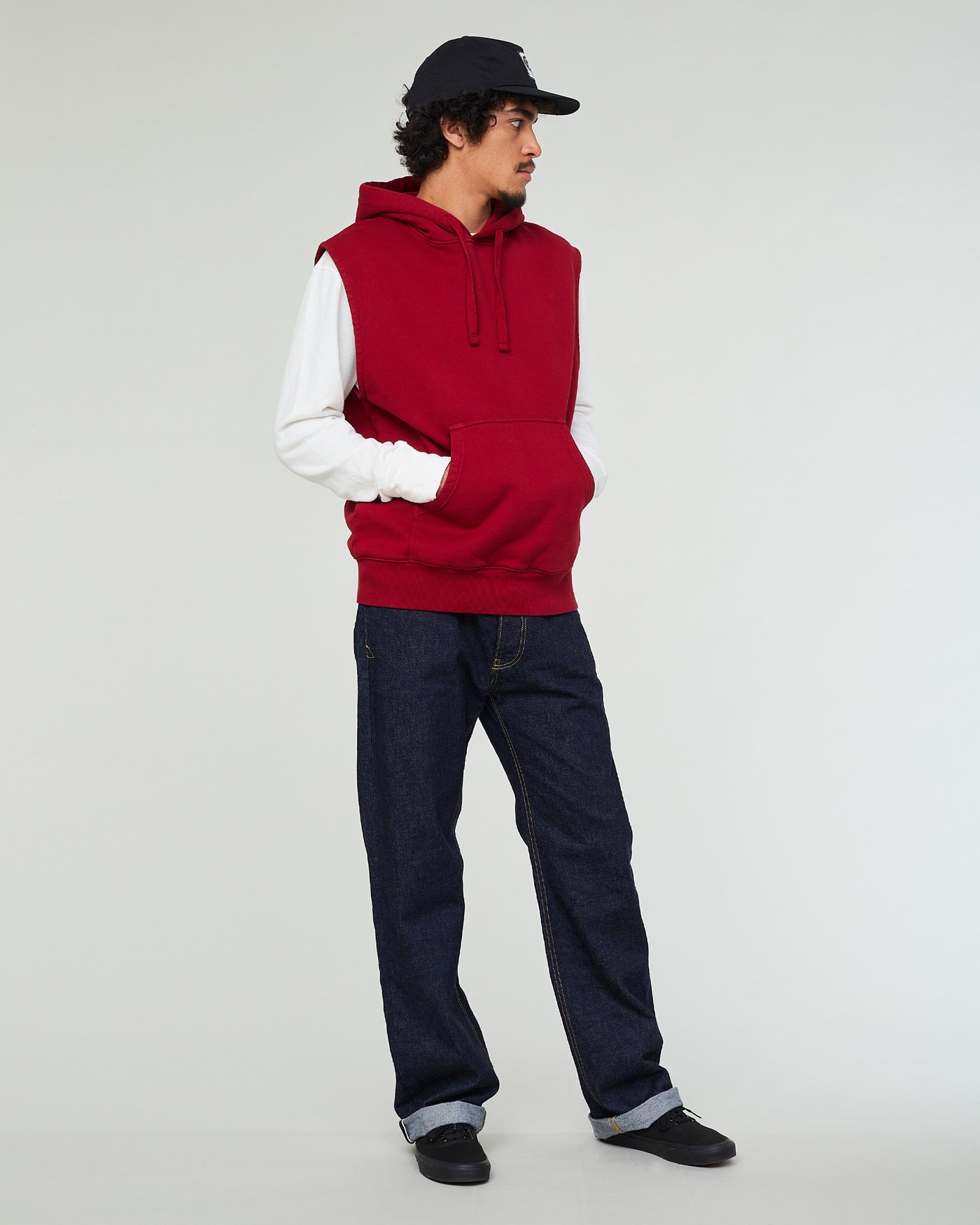 Rocky Sweater Cotton Fleece Wine