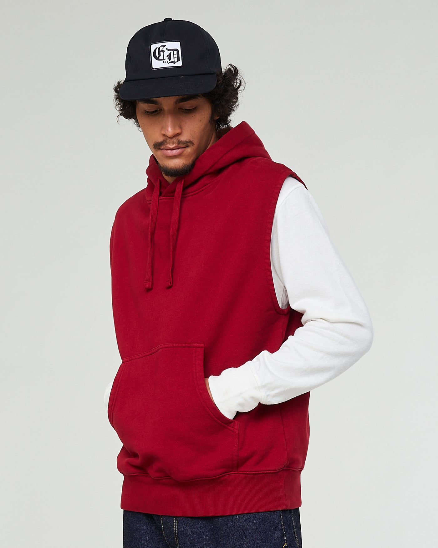 Rocky Sweater Cotton Fleece Wine