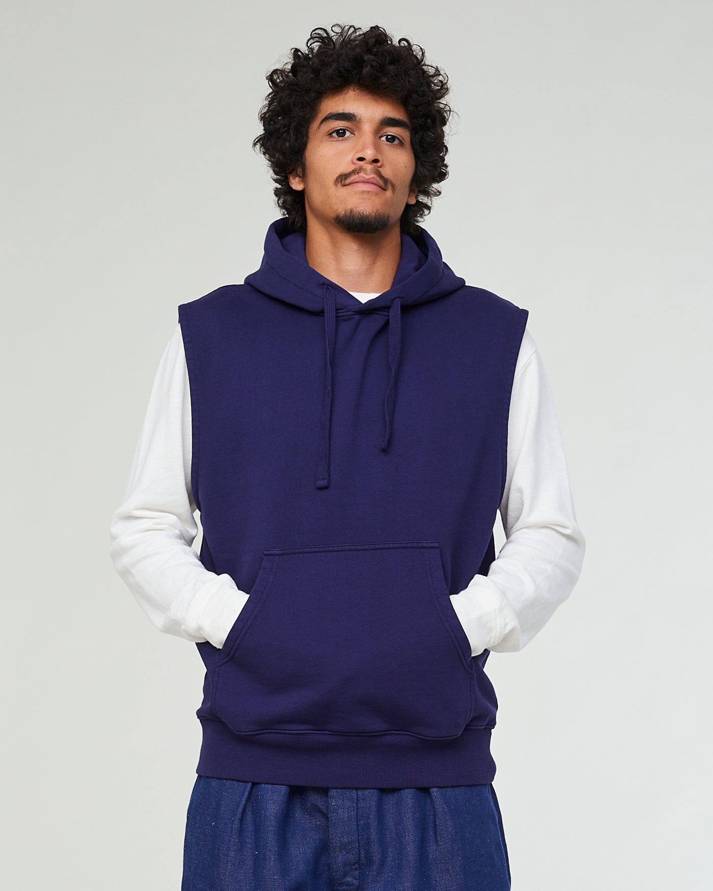 Rocky Sweater Cotton Fleece Indigo