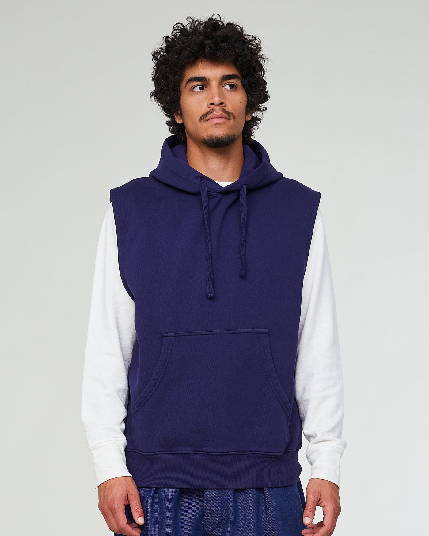 Rocky Sweater Cotton Fleece Indigo