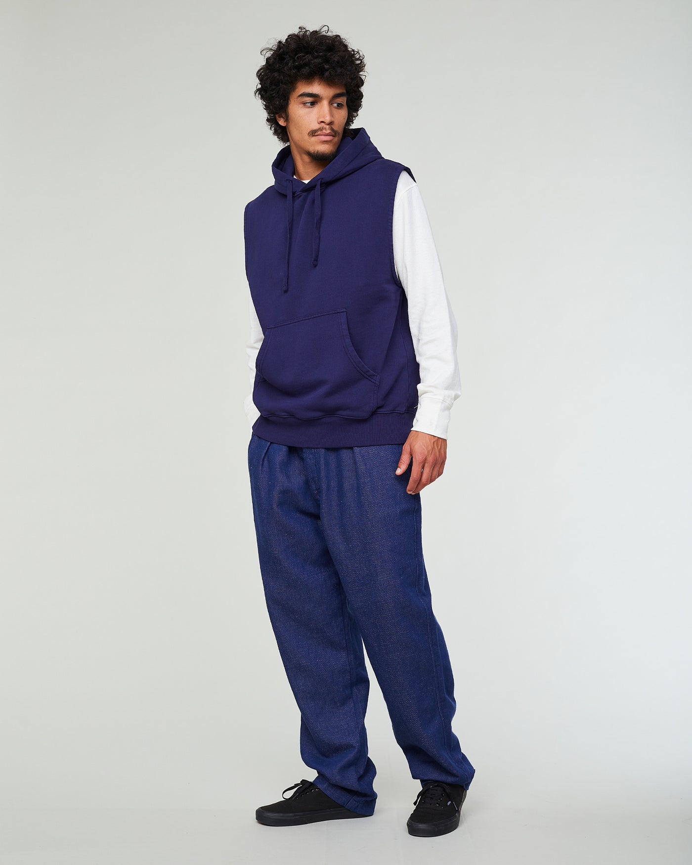 Rocky Sweater Cotton Fleece Indigo