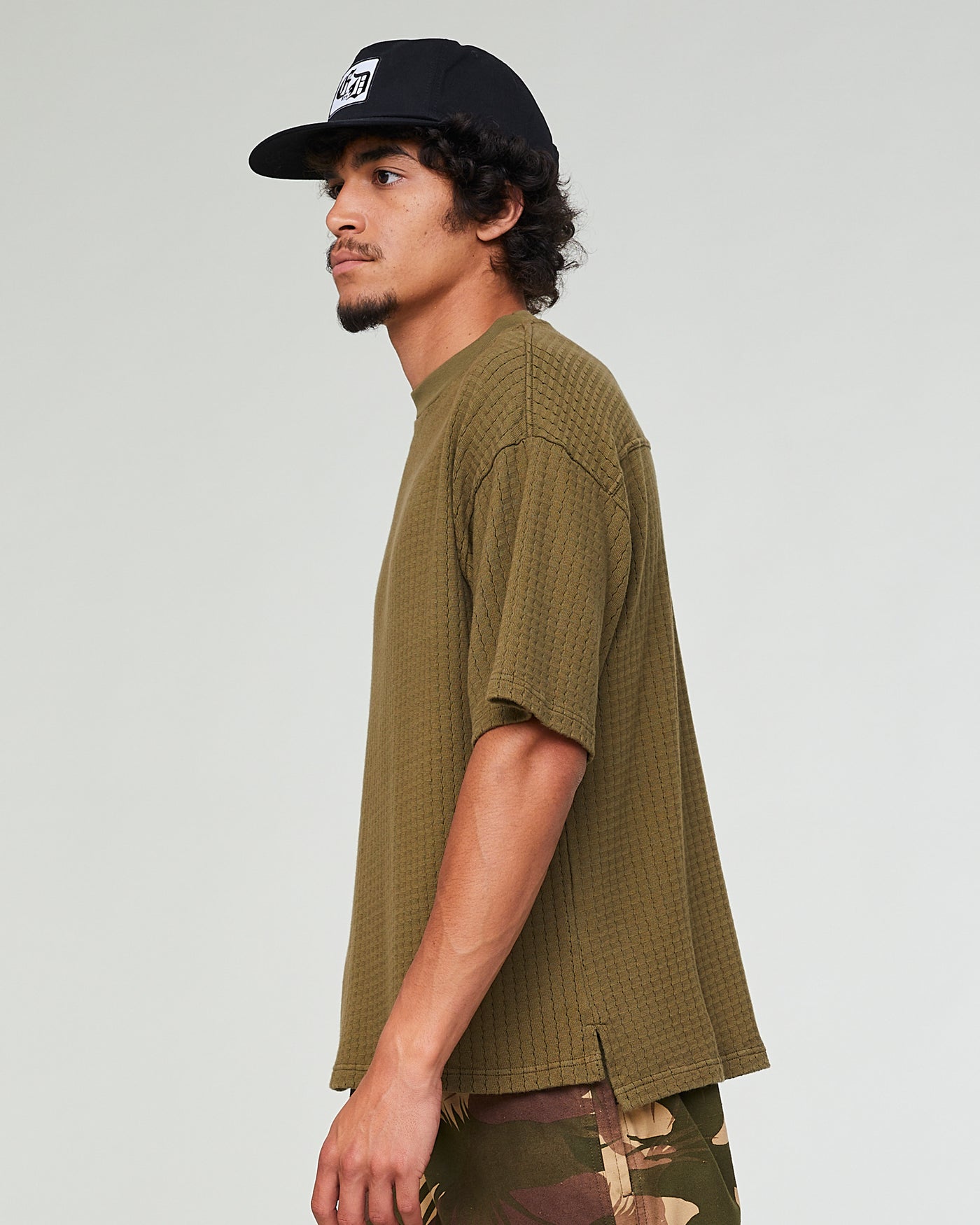 Big T Cotton Mesh Lizard