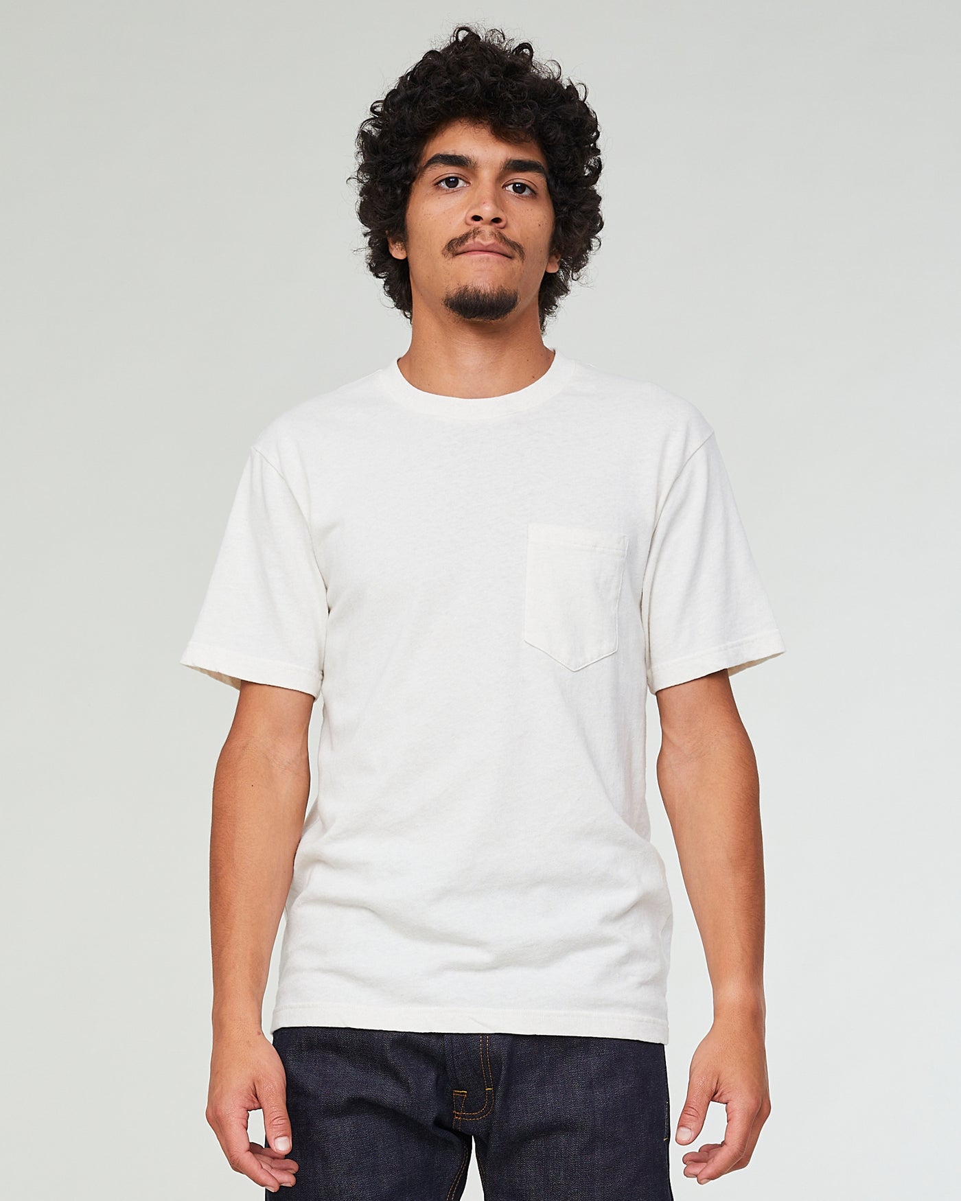 Pocket T-Shirt Cotton Hemp Milk